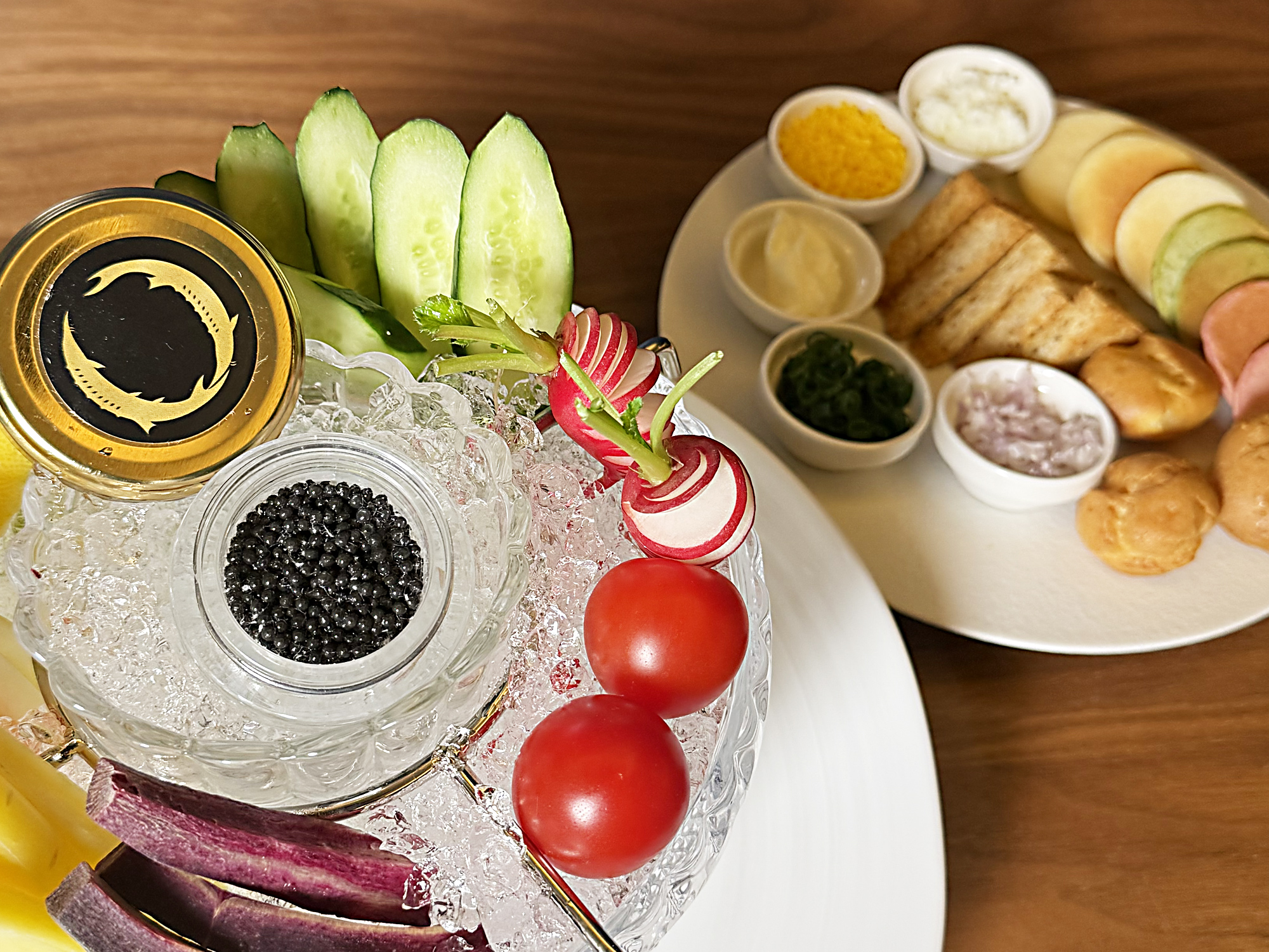 お祝いのキャビアフラッペ